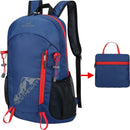 Mochila Impermeable deportiva plegable unisex, Resistente a rayones, color azul oscuro