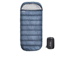 Saco de dormir ancho con capucha