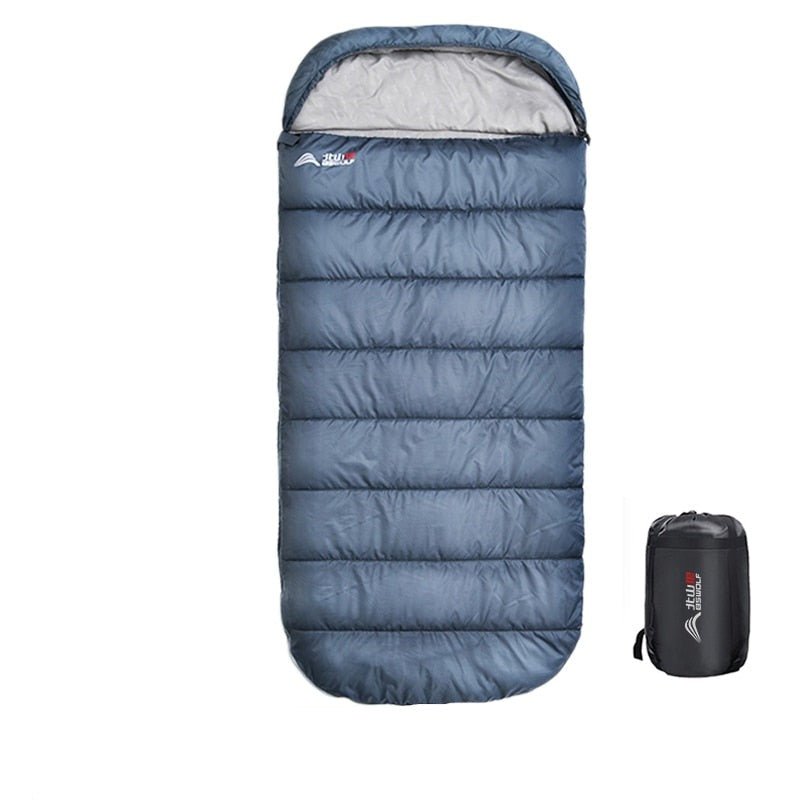 Saco de dormir ancho con capucha